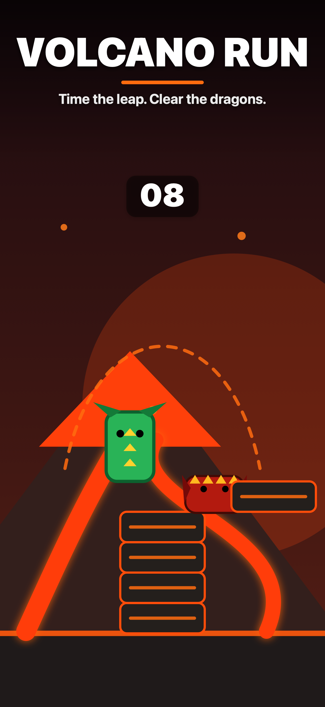 Volcano Run Gameplay