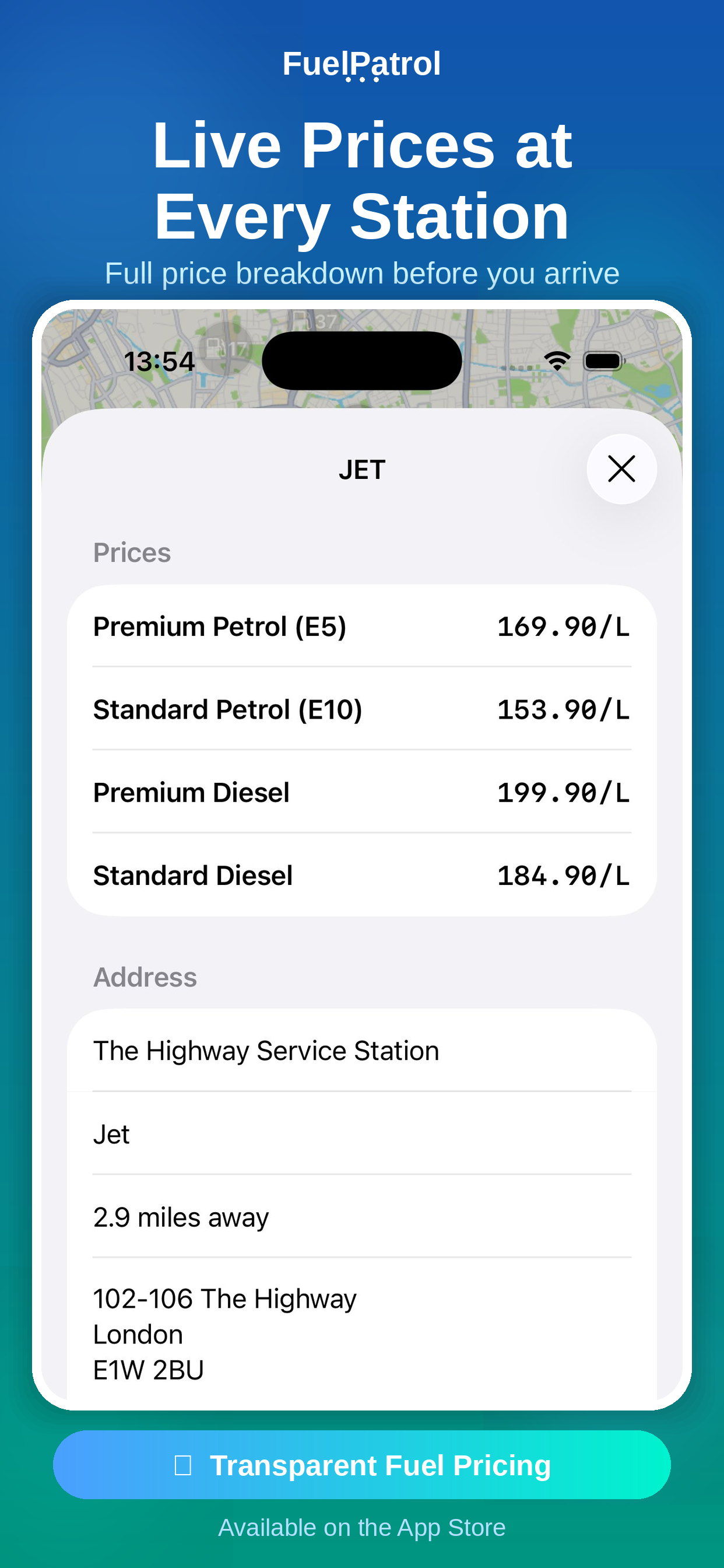 Live Prices at Every Station